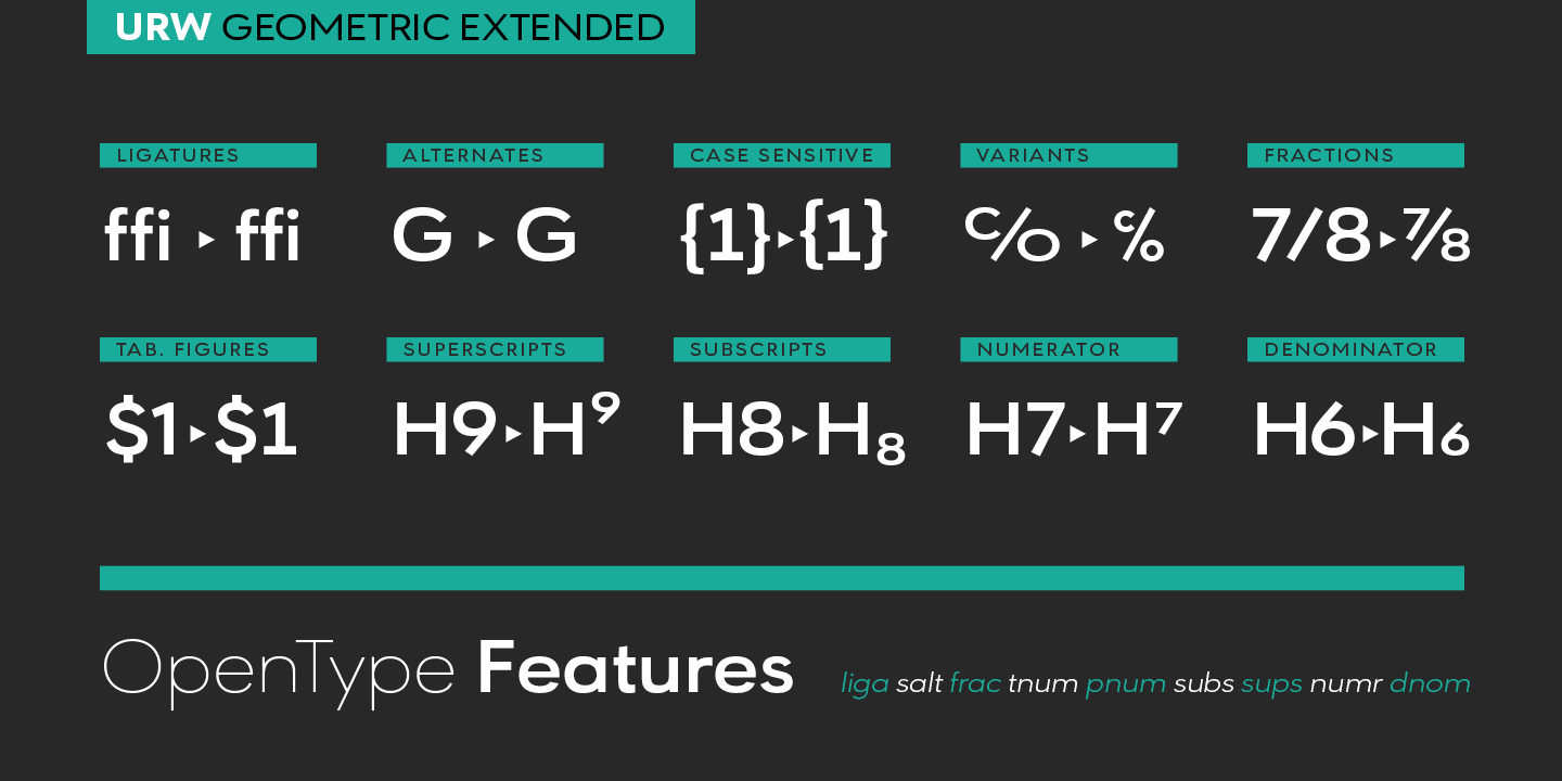 URW Geometric Extended